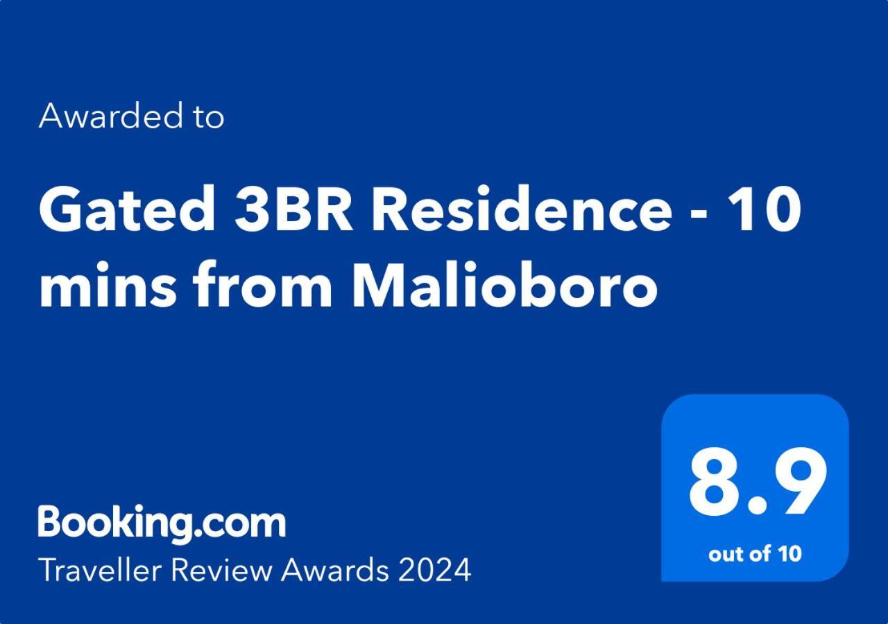 Gated 3Br Residence - 10 Mins From Malioboro Γιογκιακάρτα Εξωτερικό φωτογραφία